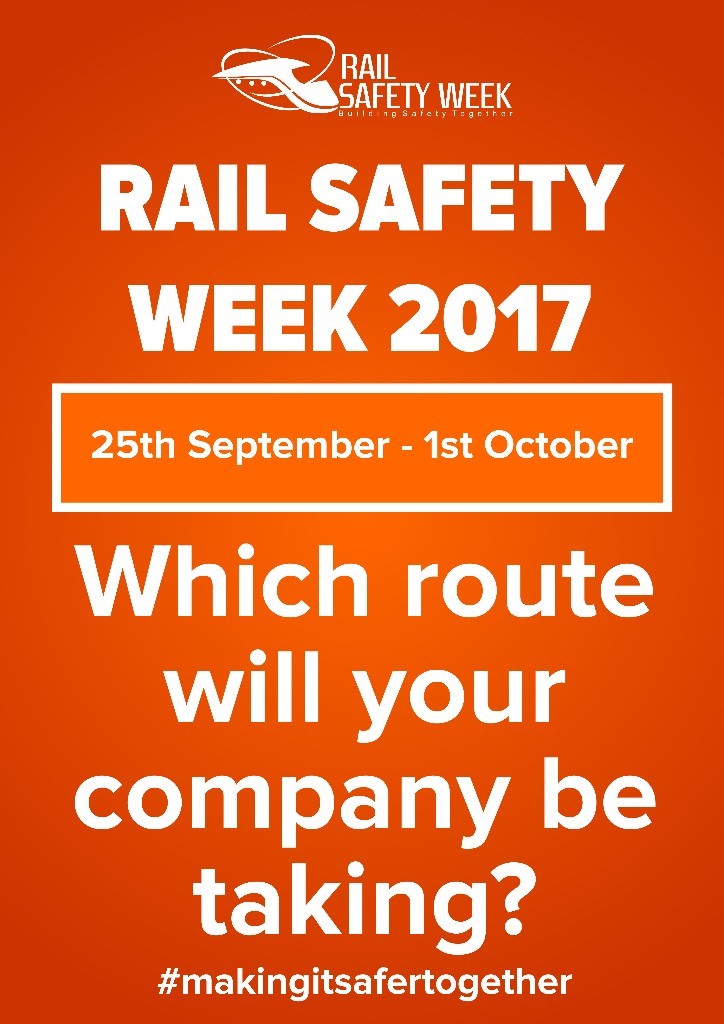 Rail Safety Week | 25 September - 1 October 2017 - Community Rail Network