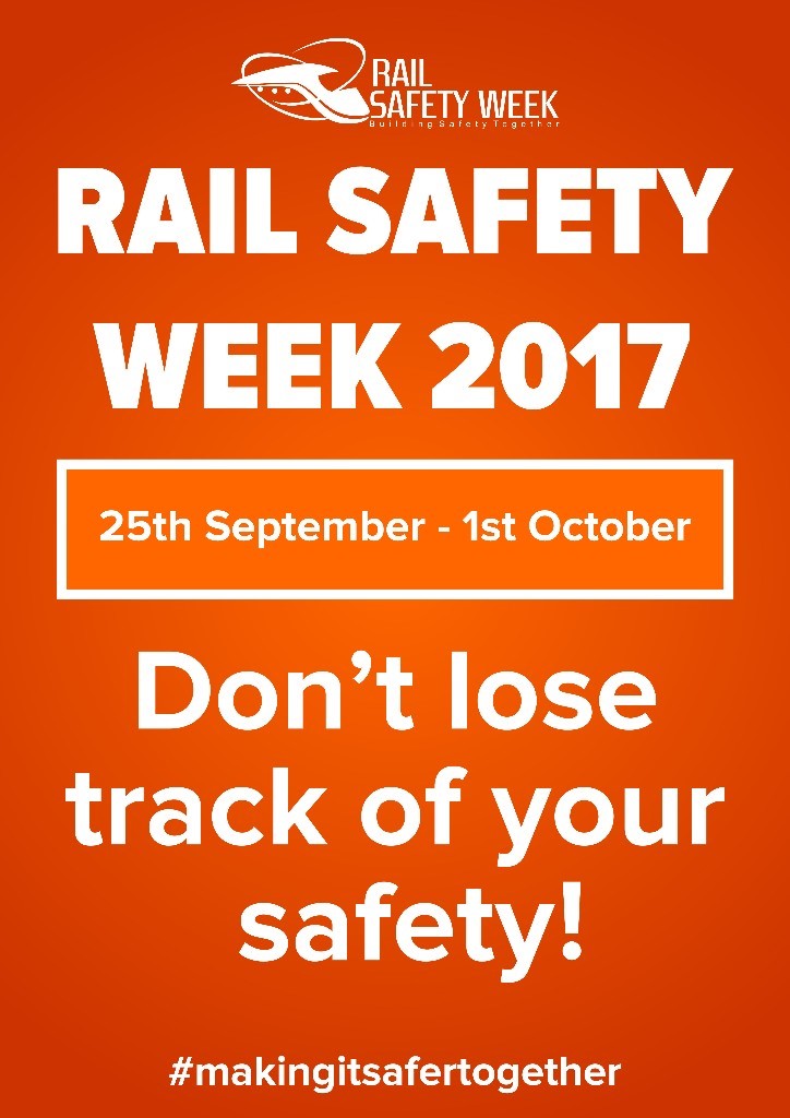 Rail Safety Week | 25 September - 1 October 2017 - Community Rail Network