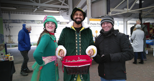 Bolton Station’s first Christmas market visited by elves - Community