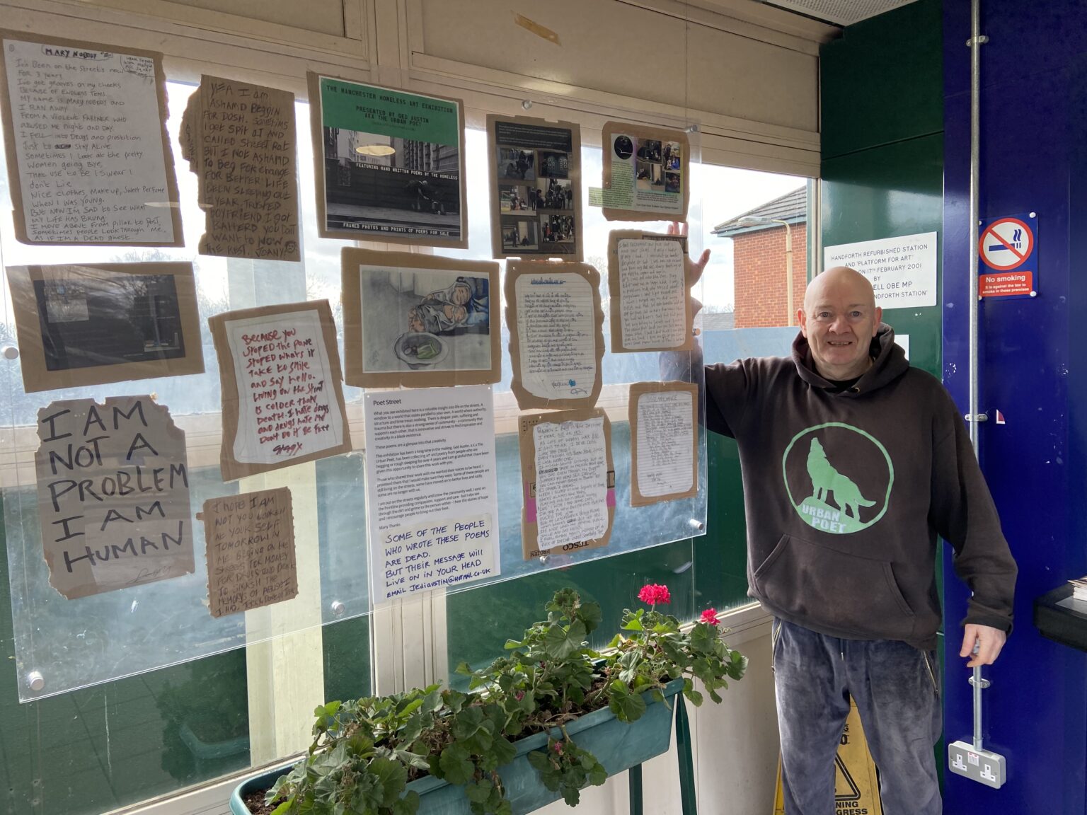 Manchester's 'Urban Poet' returns to Handforth to lead guided history walk Community Rail Network