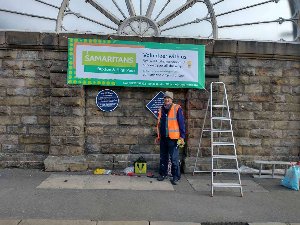 Buxton Station goes green with mental health message of support